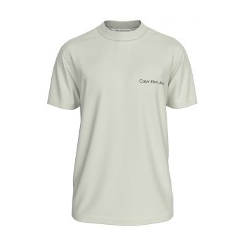 Tricou cu imprimeu logo - Alb fildes