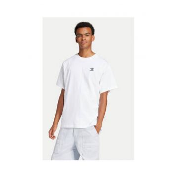 Tricou  din bumbac cu decolteu la baza gatului