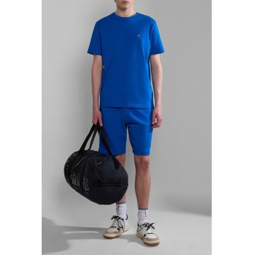 Tricou regular-fit de bumbac Salis - Albastru indigo