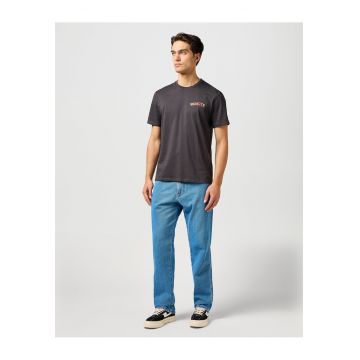 Blugi Barbati -  Frontier - Straight Fit - Talie Medie - Fermoar - Lungi - 5 Buzunare - Bumbac - W34-L30 US - Albastru