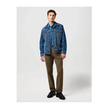 Blugi Barbati -  Texas - Regular Fit - Talie Medie - Fermoar - 5 Buzunare - Lungi - Bumbac - W36-L34 US - Maro