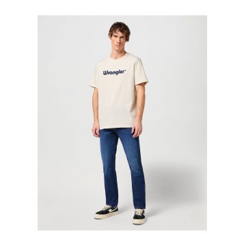 Blugi Barbati -  Texas Slim - Slim Fit - Talie Medie - Fermoar - Lungi - 5 Buzunare - Bumbac - W38-L30 US - Albastru