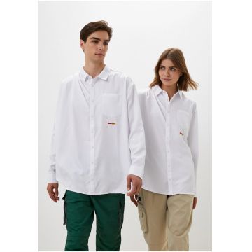 Camasa barbati -  RCPM Draped Button Down HE8136 - alb - poliester