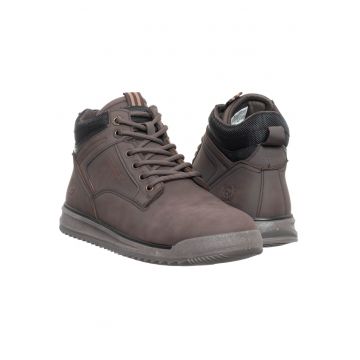 Ghete barbati -  CORMOS - sintetic - maro