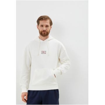 Hanorac barbati -  BB BBALL HW Fleece Hood - alb murdar - 100% bumbac - buzunar tip cangur