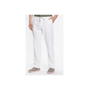 Pantaloni barbati  Clio 60-301 - Bumbac - Bej - Alb