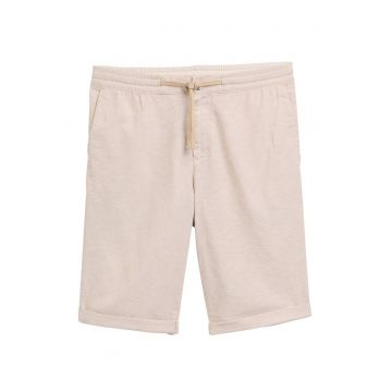 Pantaloni scurti barbati  1044715 - In/Bumbac - Alb - Bej