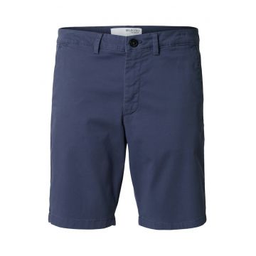 Pantaloni scurti barbati  16092329 - Bumbac organic - Verde - Bleumarin