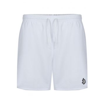 Pantaloni scurti de inot barbati -  poliester - alb