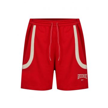 Pantaloni scurti sport barbati HT8183 -  Bumbac - Rosu -