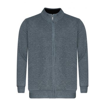 Pulover barbati -  B-6428 - gri deschis - lana - acril - elastan