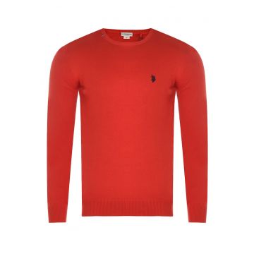 Pulover barbati  bumbac - rosu