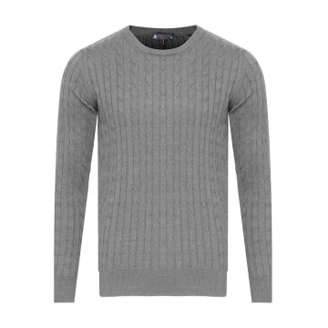 Pulover barbati  gri - bumbacacril -