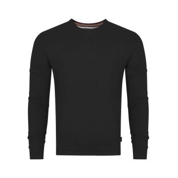 Pulover barbati -  negru - fabric moale