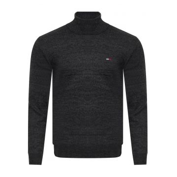 Pulover barbati -  S81516 - gri inchis - material moale - croiala confortabila