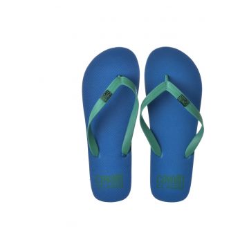 Slapi barbati -  D001077-B001 - albastru/verde - utilizare zilnica