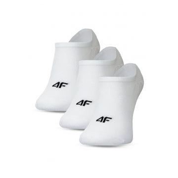Sosete barbati no-show  set 3 perechi - bumbac respirabil - albe - comfort zilnic si sportstyle -