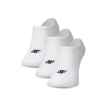 Sosete barbati no-show  set 3 perechi - bumbac respirabil - albe - comfort zilnic si sportstyle -