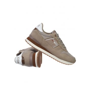 Tenisi barbati  ARNOLD - bej - material textil si sintetic - talpa aderenta