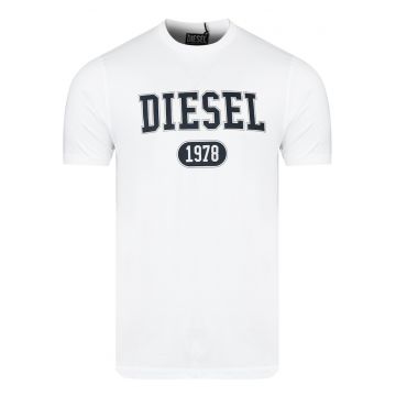 Tricou Barbati -  A16848-Rpati-100 - Alb - 100% Bumbac - Croi Decolteu Rotund - Stil De Viata - Confortabile - de inalta calitate - Alb