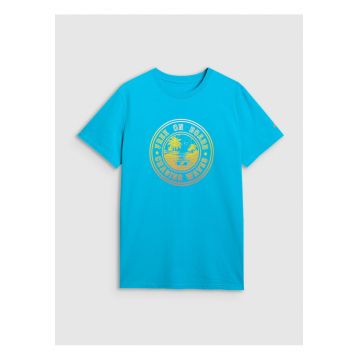 Tricou Barbati  Albastru - Bumbac -