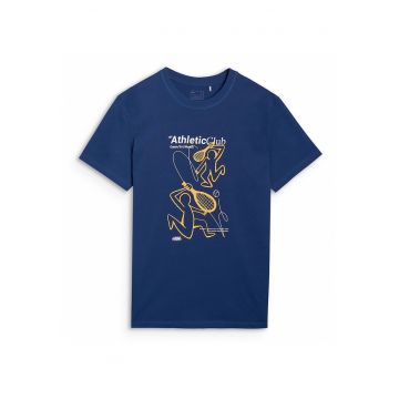 Tricou Barbati  Bumbac 100% - Bleumarin - Bleumarin