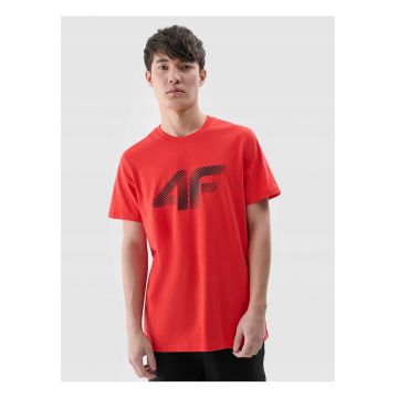 Tricou barbati  bumbac - 4F - Rosu