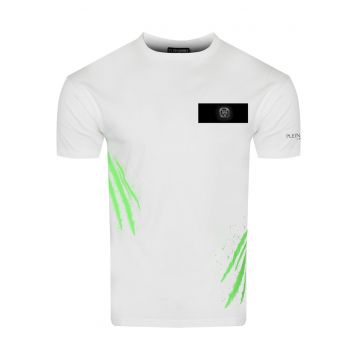 Tricou barbati -  bumbac - alb - XXL