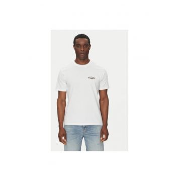 Tricou barbati  EBYZT00294-WHT - Bumbac - Alb - Alb