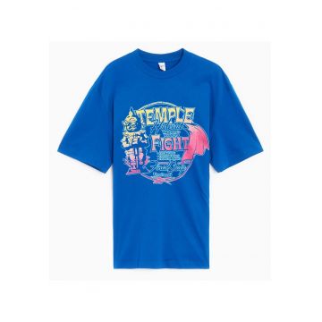 Tricou barbati -  RBK SF TEMPLE FIGHT TEE - S - fabricat din material de calitate -