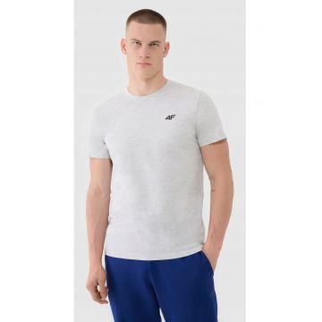 Tricou Barbati Regular Fit Sportstyle - Gri Deschis - 98% Bumbac - Marimi S-3XL -