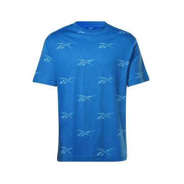 Tricou barbati -  RI AOP TEE IB8447 - albastru - 100% bumbac -