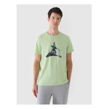 Tricou barbati -  verde - bumbac -