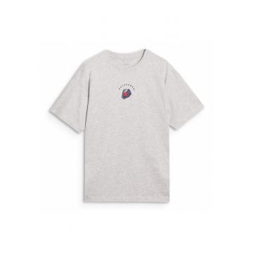 Tricou Oversize Barbati  100% Bumbac - Gri Deschis - Sportstyle - Gri deschis