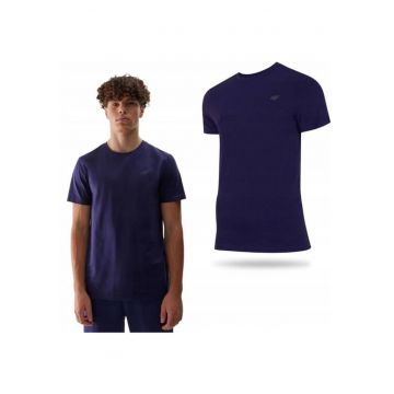 Tricou  pentru barbati - Bumbac - Bleumarin - Bleumarin