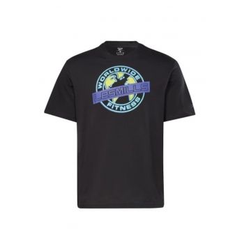 Tricou pentru barbati -  bumbac - negru -