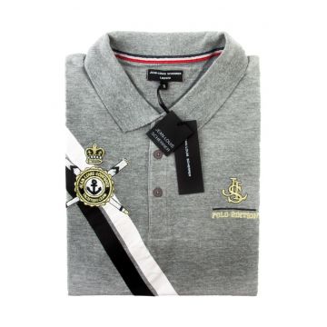 Tricou polo barbati  bumbac - Gri