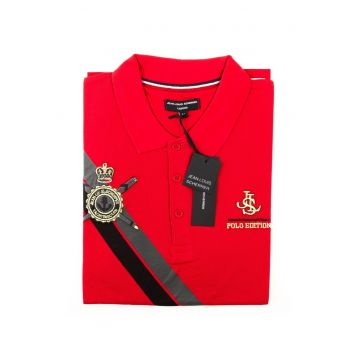 Tricou polo barbati  bumbac - Rosu