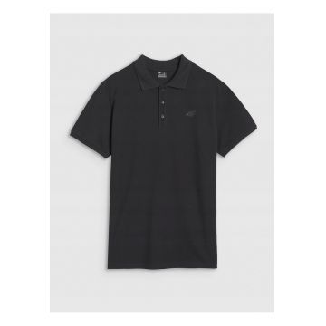 Tricou polo barbati  negru - 100% bumbac - croiala normala