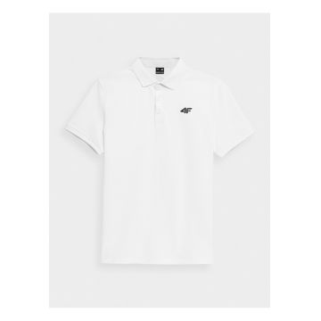 Tricou polo barbati  normal - bumbac - alb