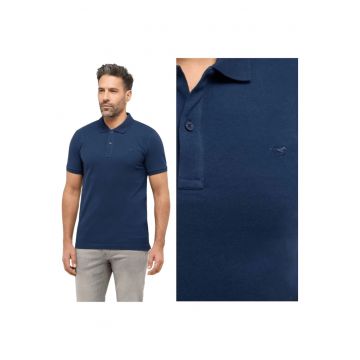 Tricou Polo Barbati -  Pierre - Regular Fit - Cu Guler - Cu Logo - Design Clasic - Maneci Scurti - Bumbac - M INTL - Albastru