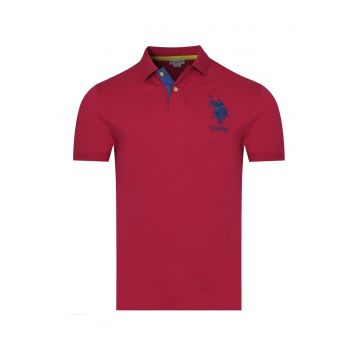 U.S. POLO Tricou polo pentru barbati SALM - Rosu