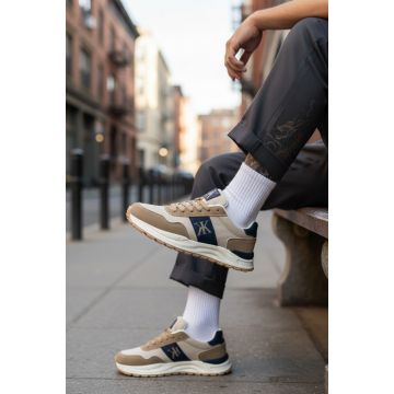 Adidasi barbati casual  bej A2571