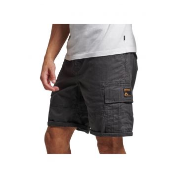 Bermude cargo din denim -