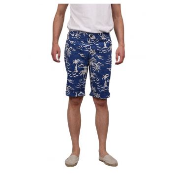 Bermude cu model tropical Saulieu -