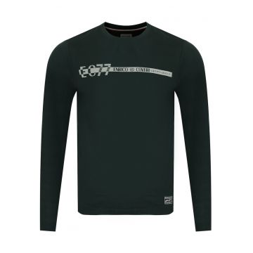 Bluza barbati -  Bumbac - Verde inchis - Verde