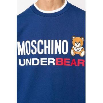 Bluza de trening cu imprimeu logo -