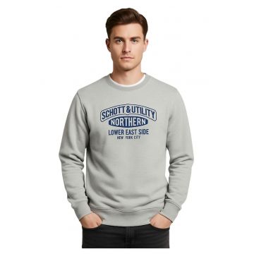 Bluza de trening cu imprimeu logo -