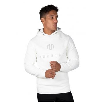 Hanorac din amestec de bumbac cu logo -