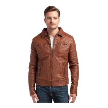 Jacheta din piele Carol -